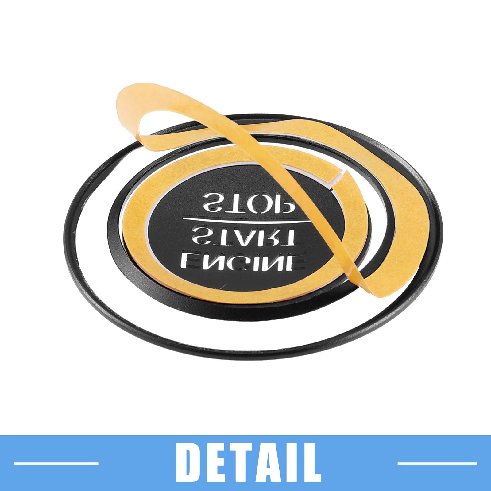 Ignition Button Trim Decal for Honda Accord (2018–2022) Black