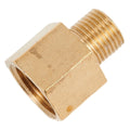 Brass Pipe Fitting 1/8" BSPT Male to 1/4" Female NPT Adapter Connector