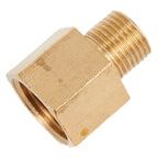 Brass Pipe Fitting 1/8" BSPT Male to 1/4" Female NPT Adapter Connector
