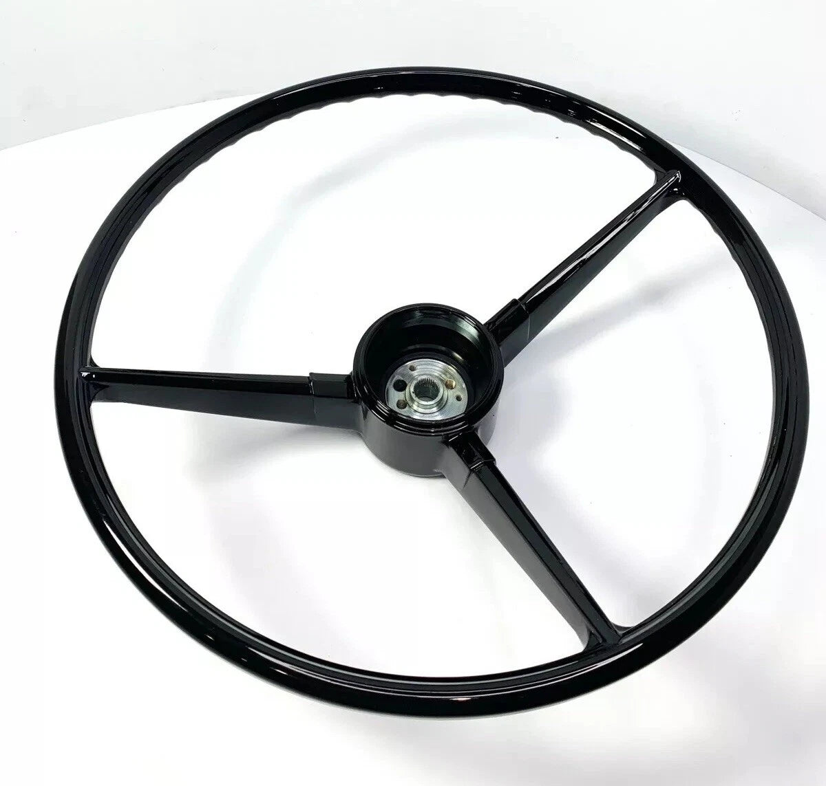 Replacement Steering Wheel Cover Black 3 Spoke for 1967–1968 Chevrolet Pickup