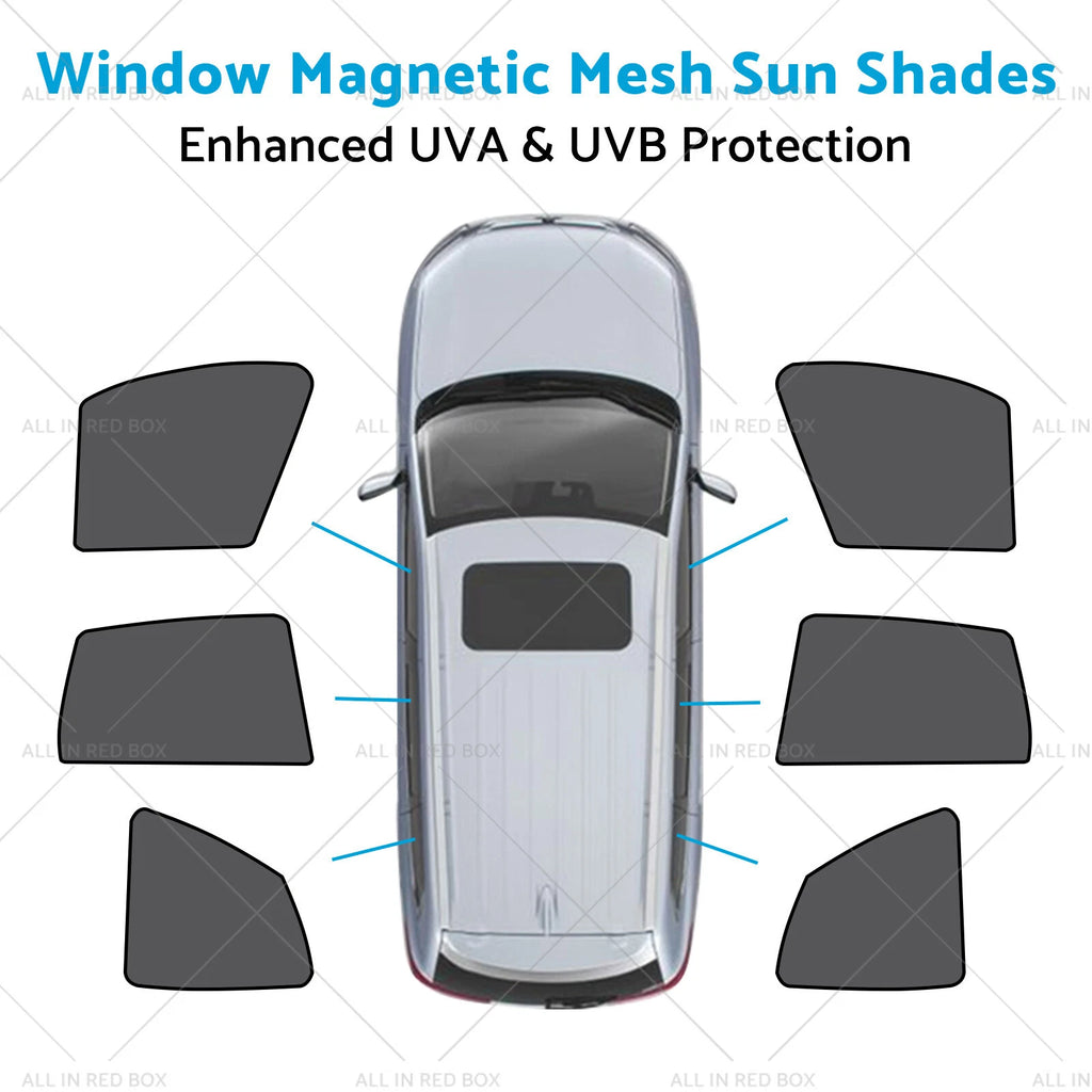 Magnetic Mesh Sun Blind Shades for BMW iX3 (2023–2024)
