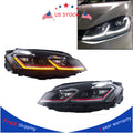 Projector Headlights with LED Switchback DRL for VW Golf (2015–2017)