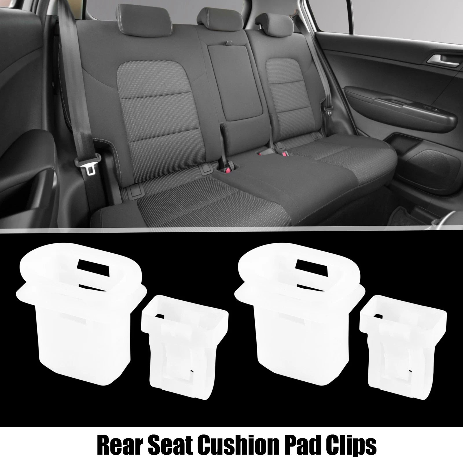 2 Pack Rear Seat Cushion Pad Clips for Toyota Avalon (2005–2012)