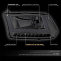 Smoked/Clear U-LED DRL Sequential Turn Signal Headlights for RAM 1500 (2009–2014)
