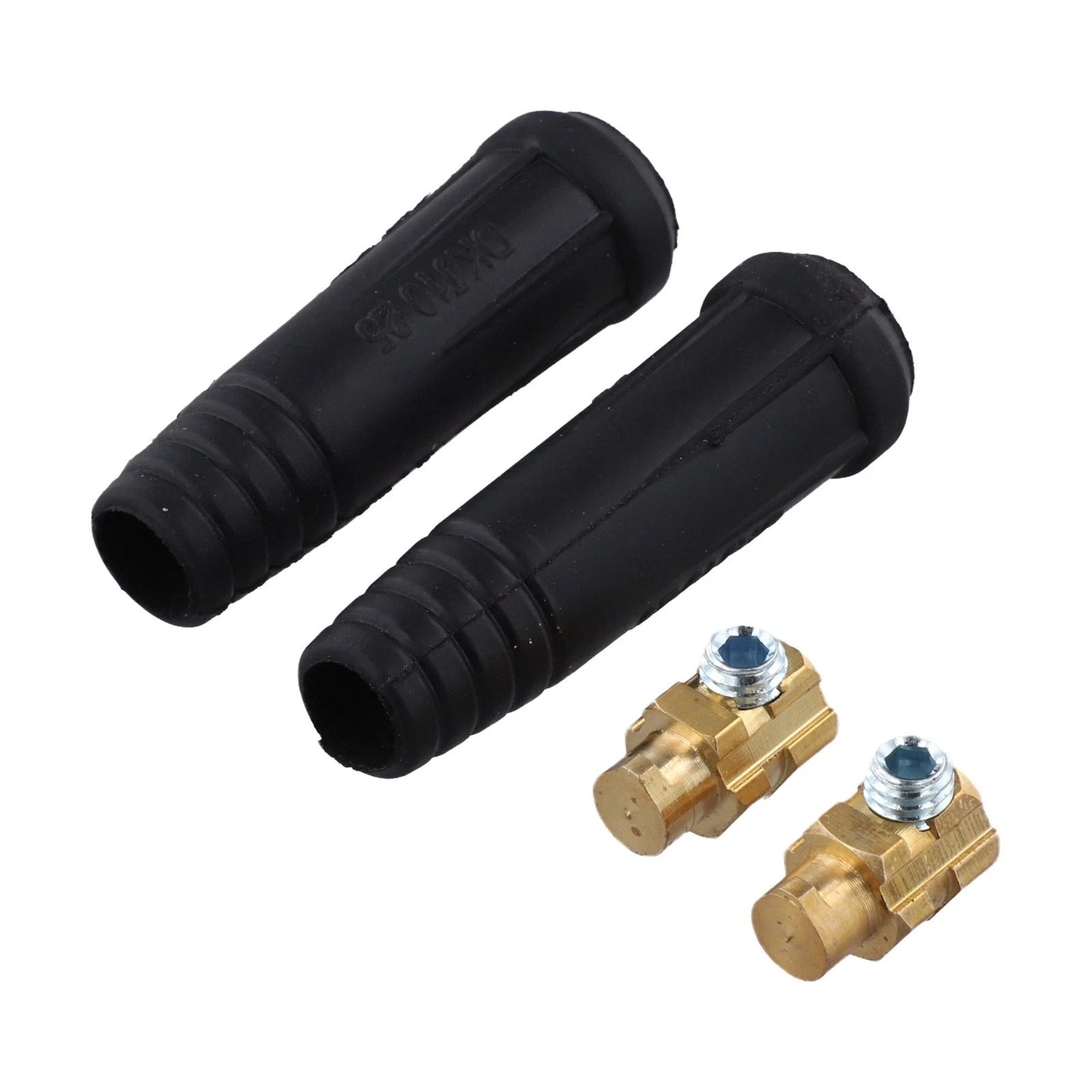 2PCS Welding Cable Connector Male for DKJ1025 Quick Fit 200A 10 25mm2