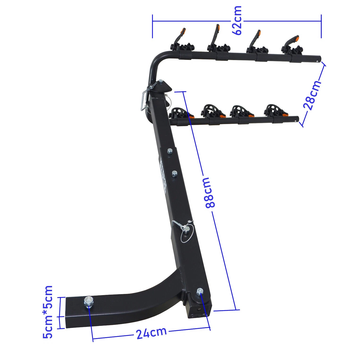 4 Bike Rack Bicycle Carrier for Car Truck SUV (2" Receiver)