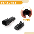 2 Pin Fog Lamp Connector Plug for Volkswagen 