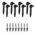 Set of 8 Ignition Coils & NGK Spark Plugs for Lexus GS430 (2001–2005)