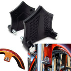E-O Black Contrast Fender Spacer for Harley Baggers (1984–2013)