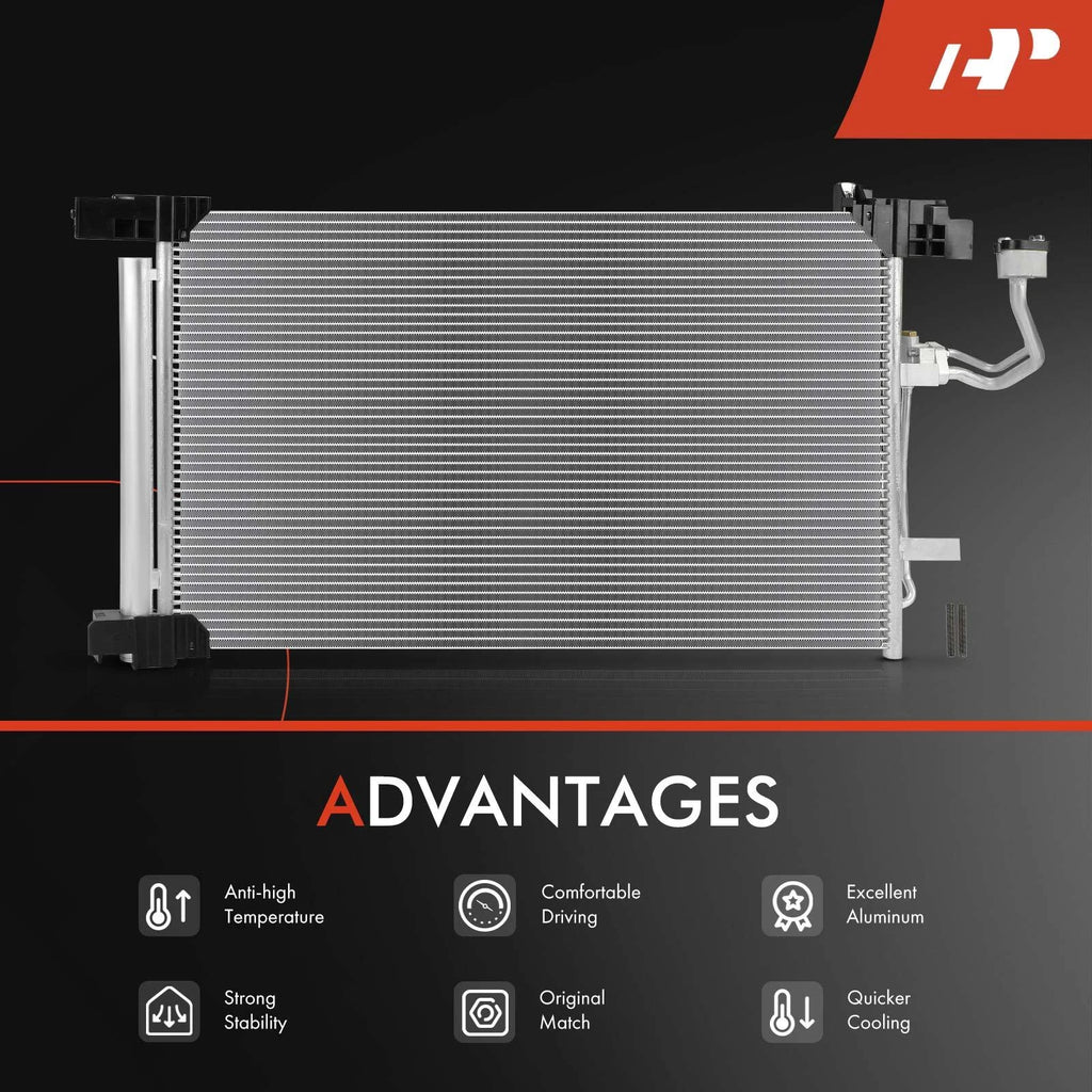 A/C Condenser with Receiver Drier for Nissan Altima