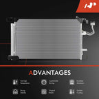 A/C Condenser with Receiver Drier for Nissan Altima