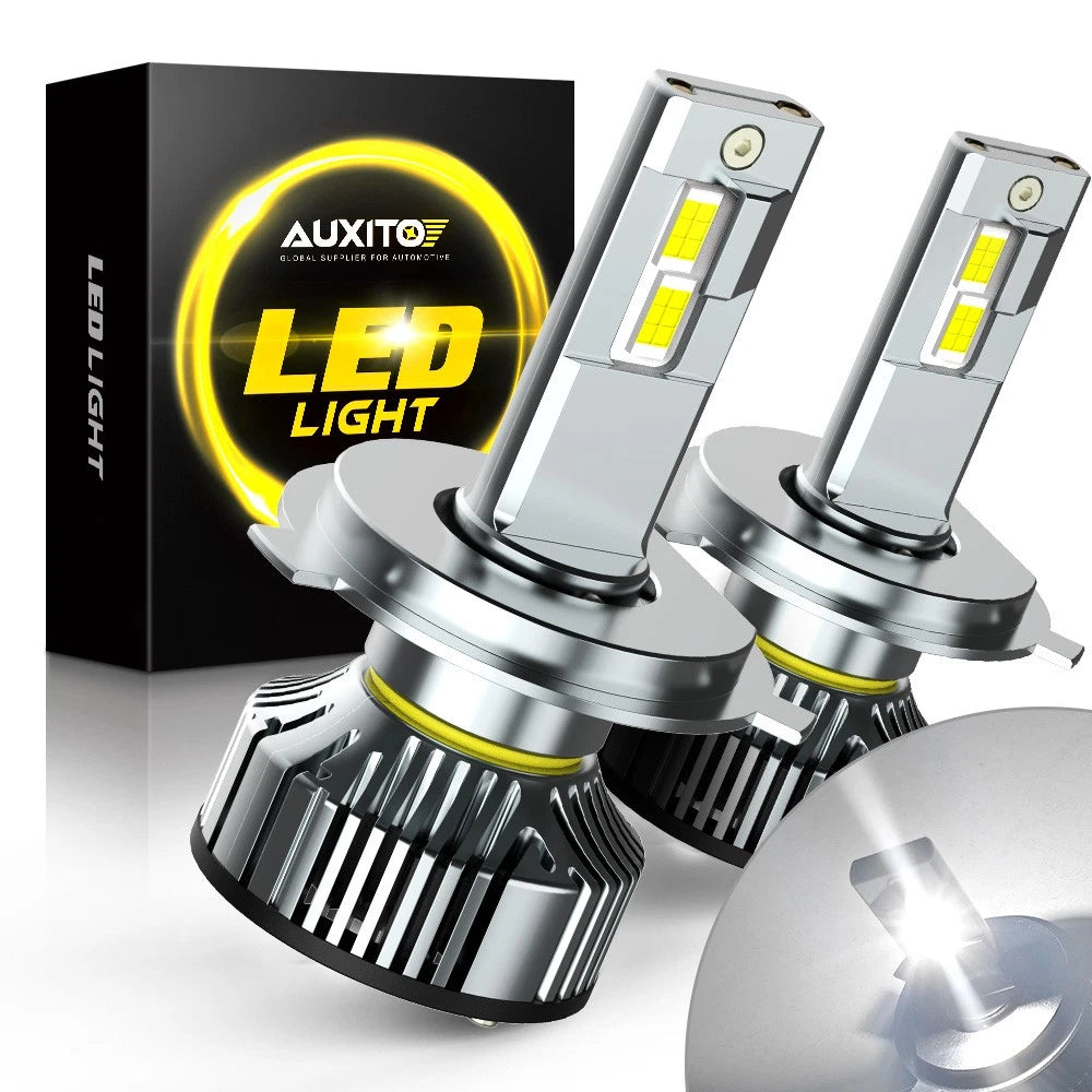 H4 9003 HB2 LED Headlight Bulbs for Universal Vehicles (50000LM)