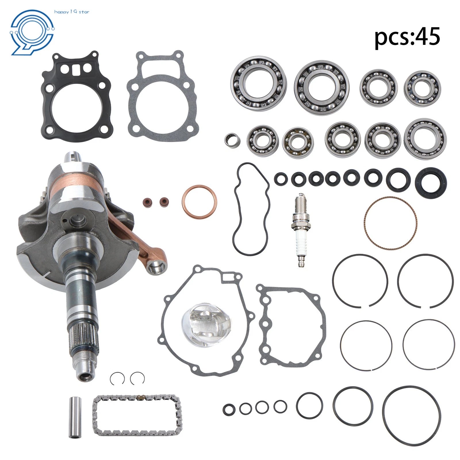 Complete Motor Rebuild Kit for Honda Rancher TRX350 (2000-2006)
