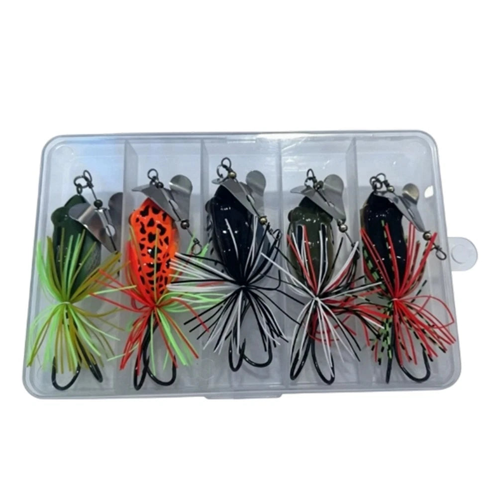 Slow Sink Frog Lure 14.7cm 10.4g with Rotating Sequins Double Hooked