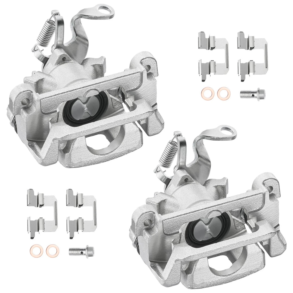 2X Rear Brake Caliper with Bracket for Mitsubishi Outlander Sport RVR (2013–2018)