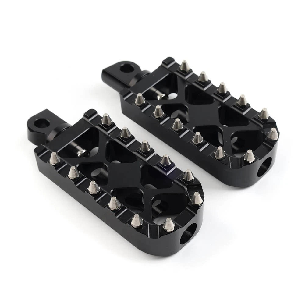 2X Foot Pegs Floorboard MX Style Pedals for Harley Touring Softail Dyna