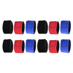 Set of 12 Neoprene Fishing Rod Straps with Self-Attaching Tab