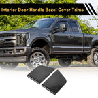 1 Pair Carbon Fiber Inside Door Handle Cover for Ford F-150 (2021–2024)