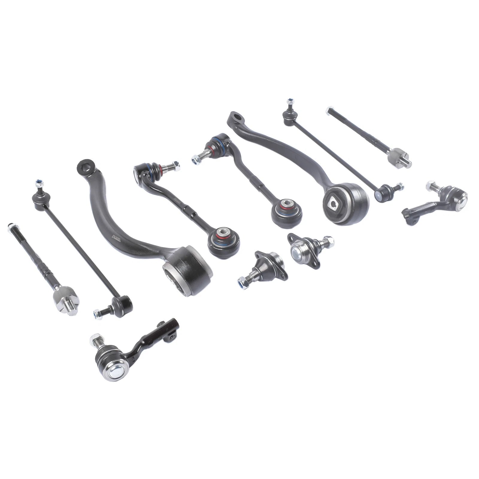 12PCS Front Suspension Control Arms for BMW E90 E92 E84 328i 335xi X1 (2007–2013)