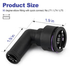 HVAC Hose Connector Elbow Fitting for Chevrolet Corvette C7 (2015–2019) 23171715