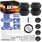 Rear Air Helper Spring Bag Leveling Kit for GMC Sierra Silverado 2500 3500 (2001–2023)