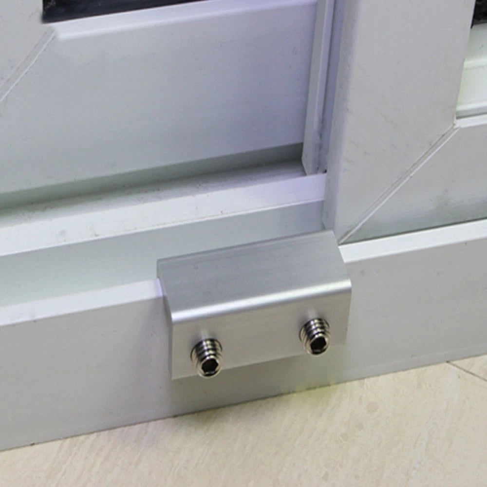 1PC Aluminum Alloy Door Window Lock Restrictor for Universal Use