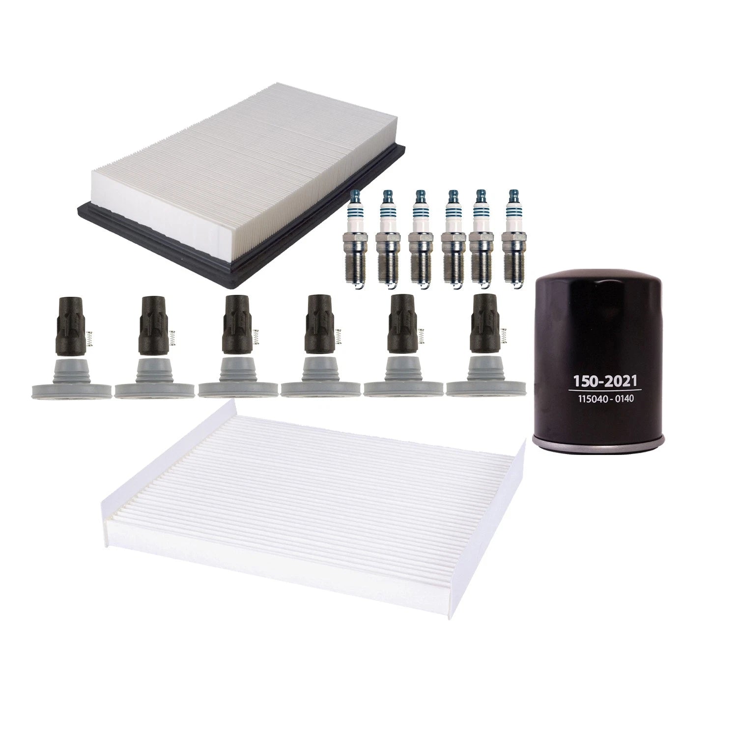Denso Tune Up Kit 6 Spark Plugs & Boots for Ford Fusion Lincoln MKZ (2013–2020)
