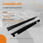 Side Skirt Diffuser Extensions for BMW E36 M3 (1992–1999) ABS Plastic