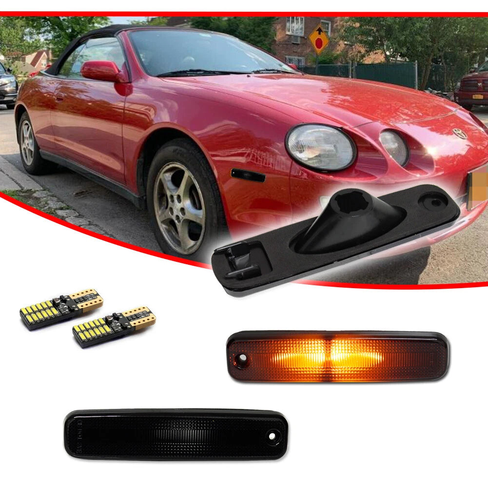 Smoked LED Bumper Side Marker Lights for Toyota Celica (1994–1999)