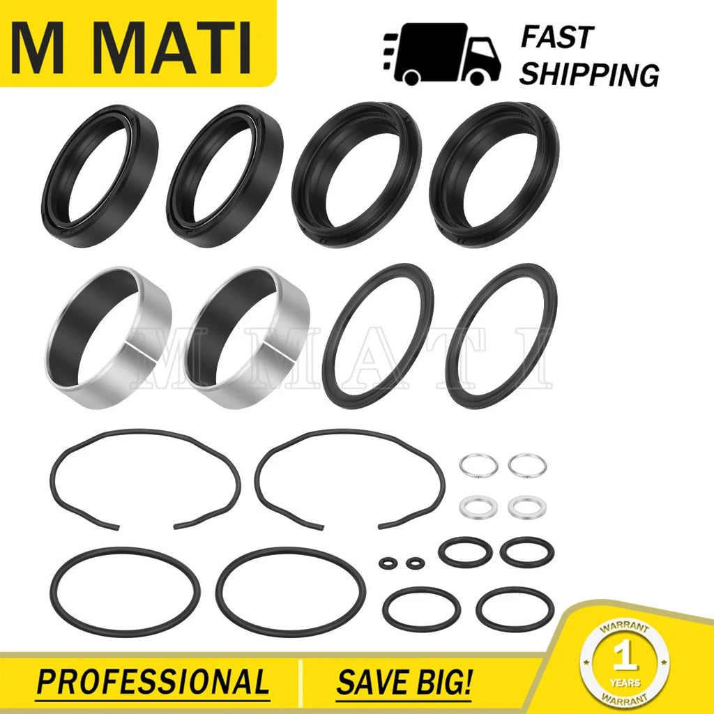 Front Fork Damper Bushing Dust Oil Seal Kit for Suzuki GSXR600 GSXR750 (2004–2005)