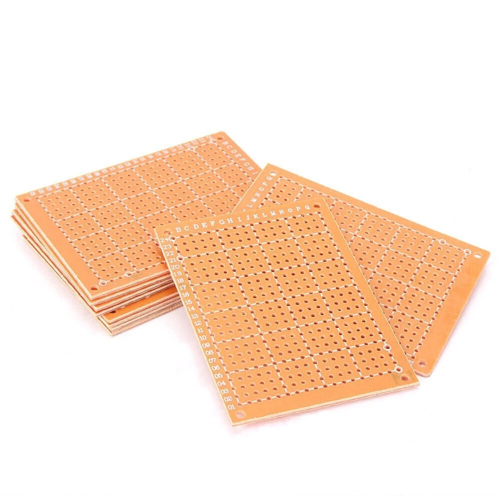 Set of 10 Prototype Paper Plate PCB Universal Test Boards for DIY Prototyping