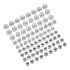 83PCS Engine Bolt Cover Cap Kit for Harley Davidson Twin Cam Motorcycle