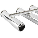 Triple Rod Holder for Boats Yachts Marine Docks (Stainless Steel)