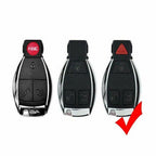 2X Red & Silver TPU Full Key Shell Case for Mercedes-Benz A B C SLK (2000-2015)
