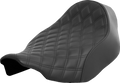 Saddlemen Renegade Solo Seat for FLT/FLH (2023–2024) - Lattice Stitched - Black