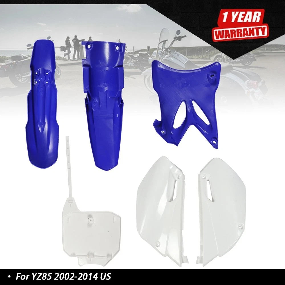 Complete Plastics Fender Kit for Yamaha YZ85 (2002–2014)