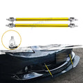 10''-13'' Gold Front Bumper Lip Splitter Support Bar for Universal (2PCs)