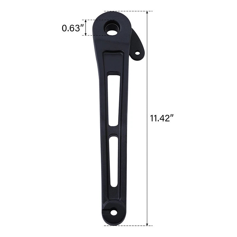 Matte Black Shifter Brake Pedal Lever Pegs for Harley Softail Fat Boy (2018–2024)
