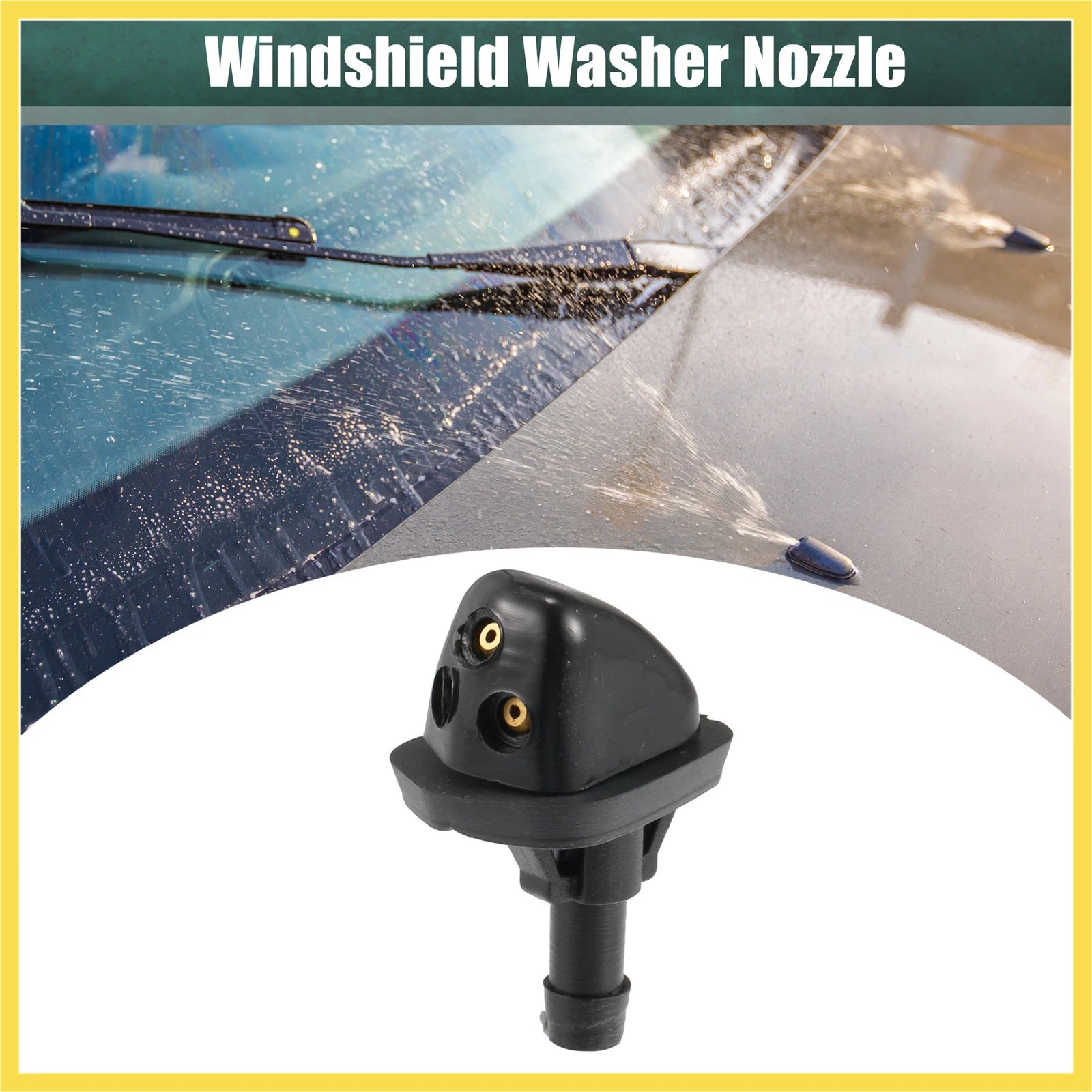 2 Pcs Windshield Wiper Washer Nozzle Spray Jet for Suzuki Grand Vitara (2006–2014)