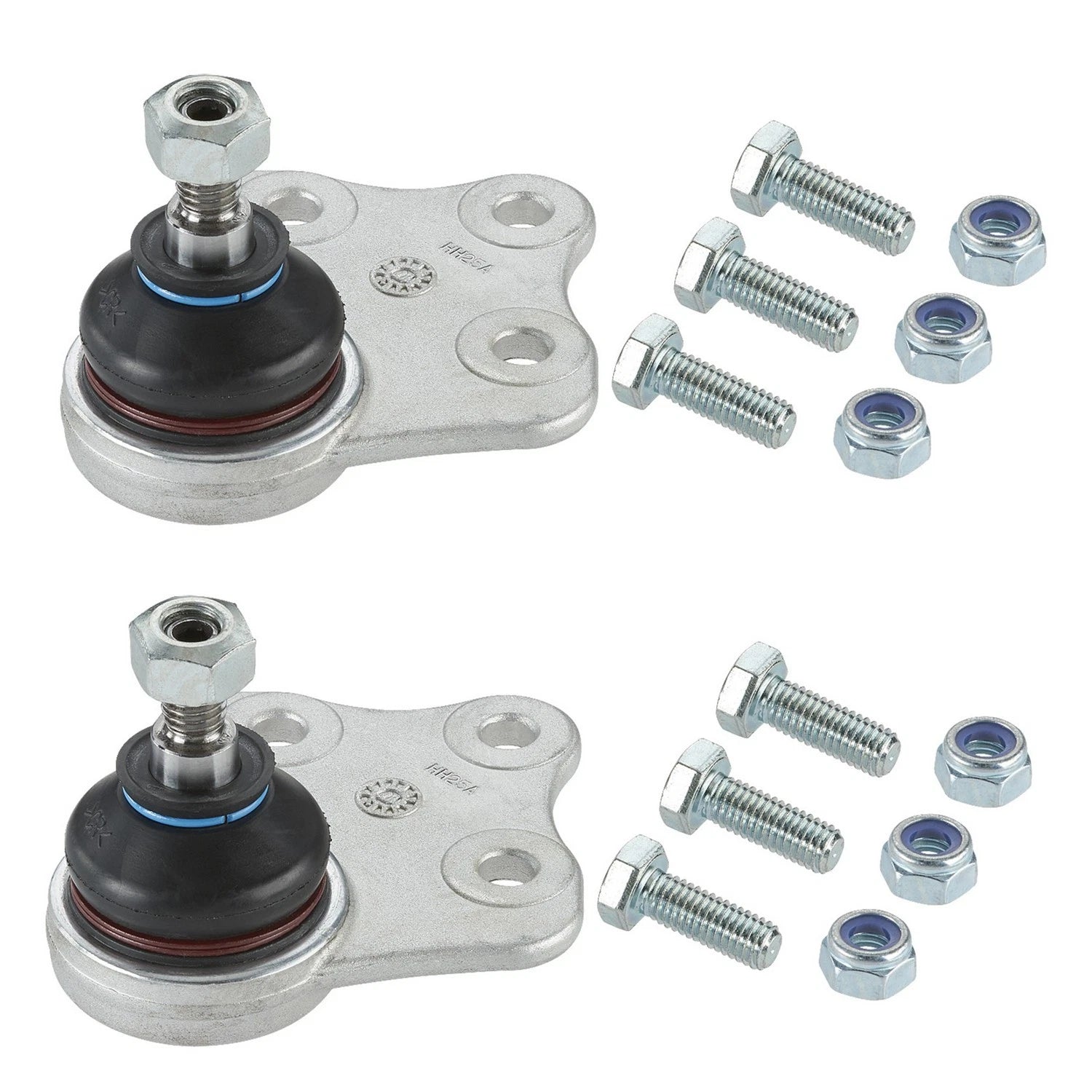 Set of 2 Front Upper Suspension Ball Joints for Mercedes W211 E-Class, C219 CLS-Class