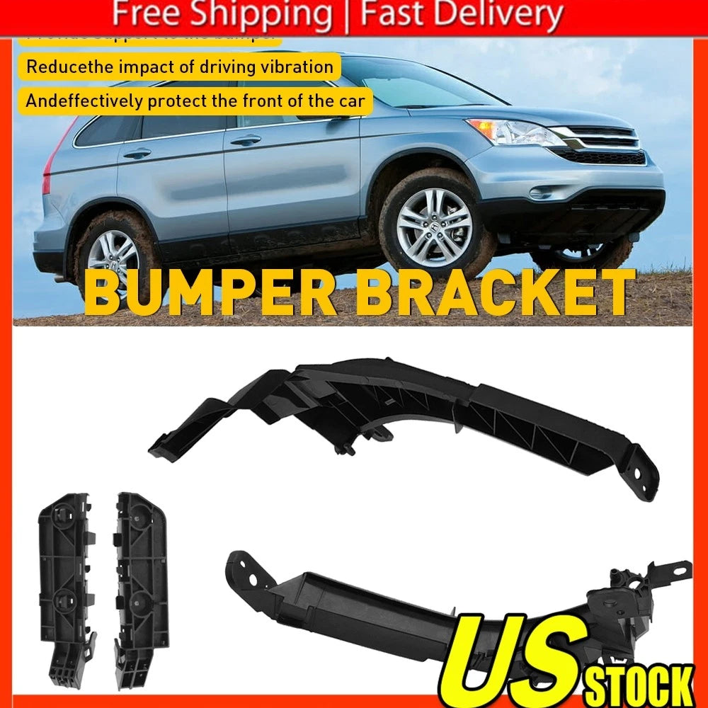 Set of 4 Front Bumper & Headlight Brackets for Honda CR-V (2007–2011)