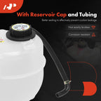 Coolant Overflow Tank Reservoir with Cap for Ford E-150 E-250 (1992-2014)