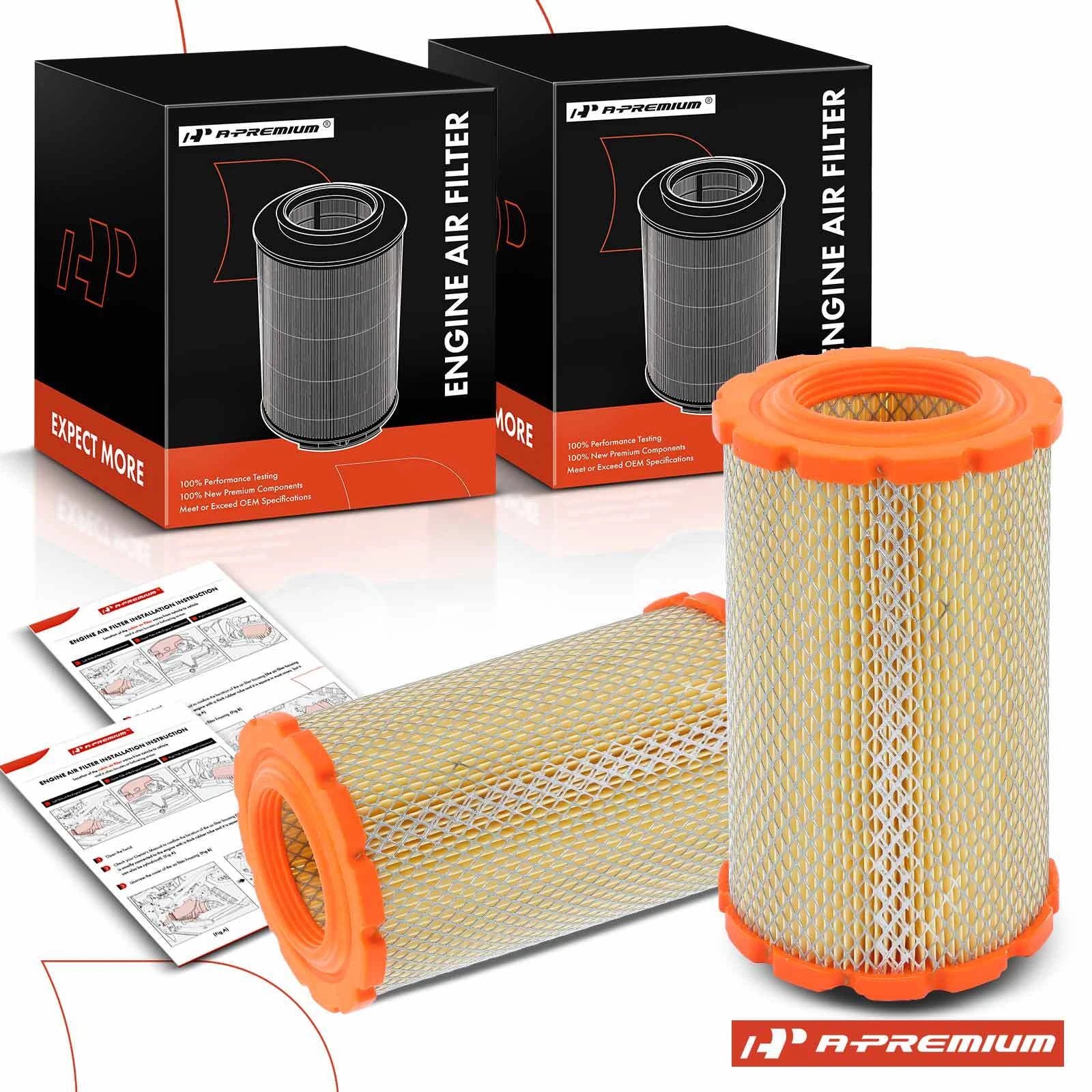 2X Engine Air Filter for Ford Escape (2009–2012) Mazda Tribute (2009–2011)