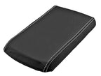Leather Console Lid Armrest Cover for Ford Explorer (2002–2005) White Stitch
