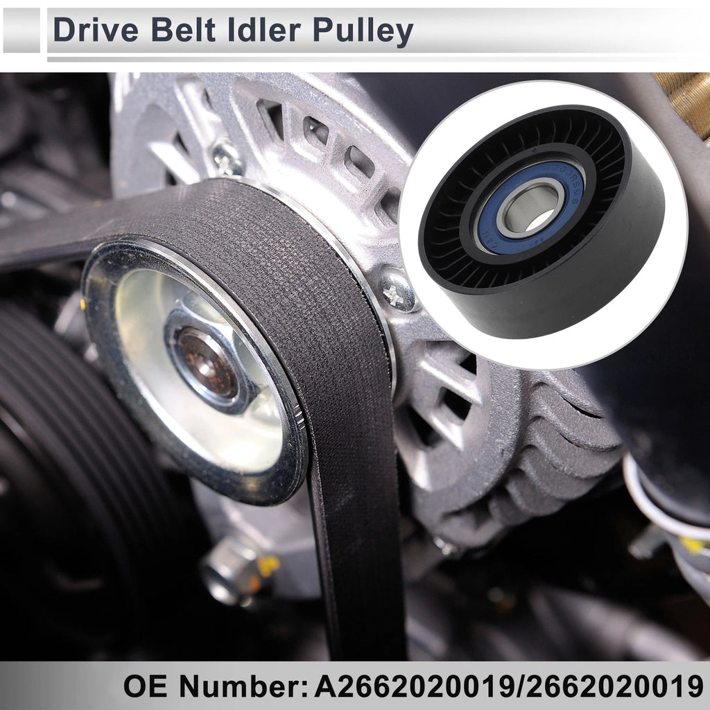 Drive Belt Idler Pulley for Mercedes-Benz A-Class (1997–2014) No.A2662020019