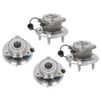 Set of 4 Wheel Hub Bearing Assemblies for Chevrolet Equinox Pontiac Torrent (2007–2009)