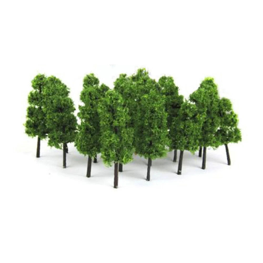 20x Model Tree for HO OO Scale Railroad Layout Diorama 8cm