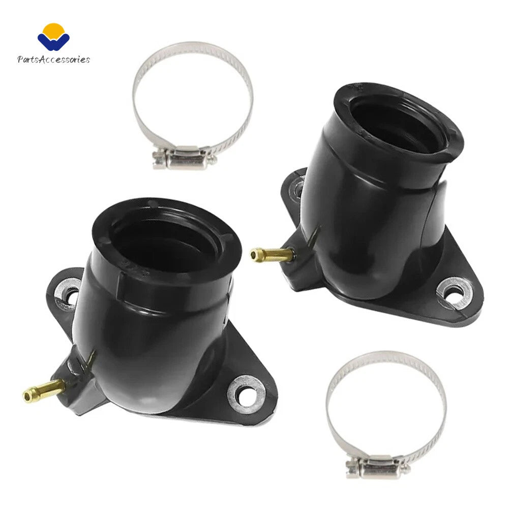 2X Carburetor Intake Manifold Boots for Yamaha XVS650 V-Star Custom (1998–2017)