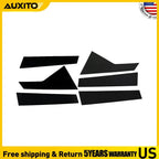 6Pcs Door Window Pillar Post Cover Trim Gloss Black for Cadillac CT6 (2016–2020)