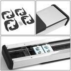 Set of 2 Chrome Running Board Step Bars for Silverado Crew Cab (2019–2022)
